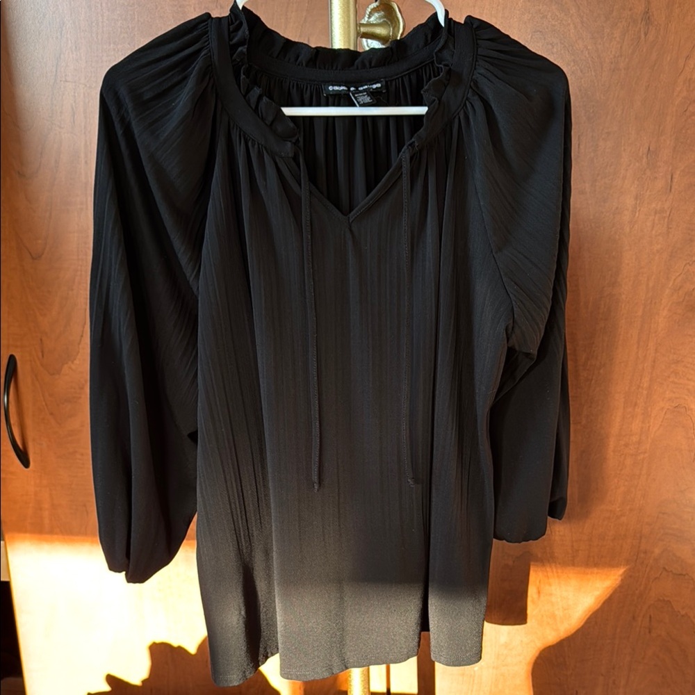 Elegant Black Women's Top